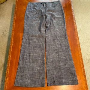 White House Black Market dark gray Legacy Flare pant size 10R